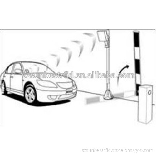 UHF RFID Long-range reader for vehicle parking application